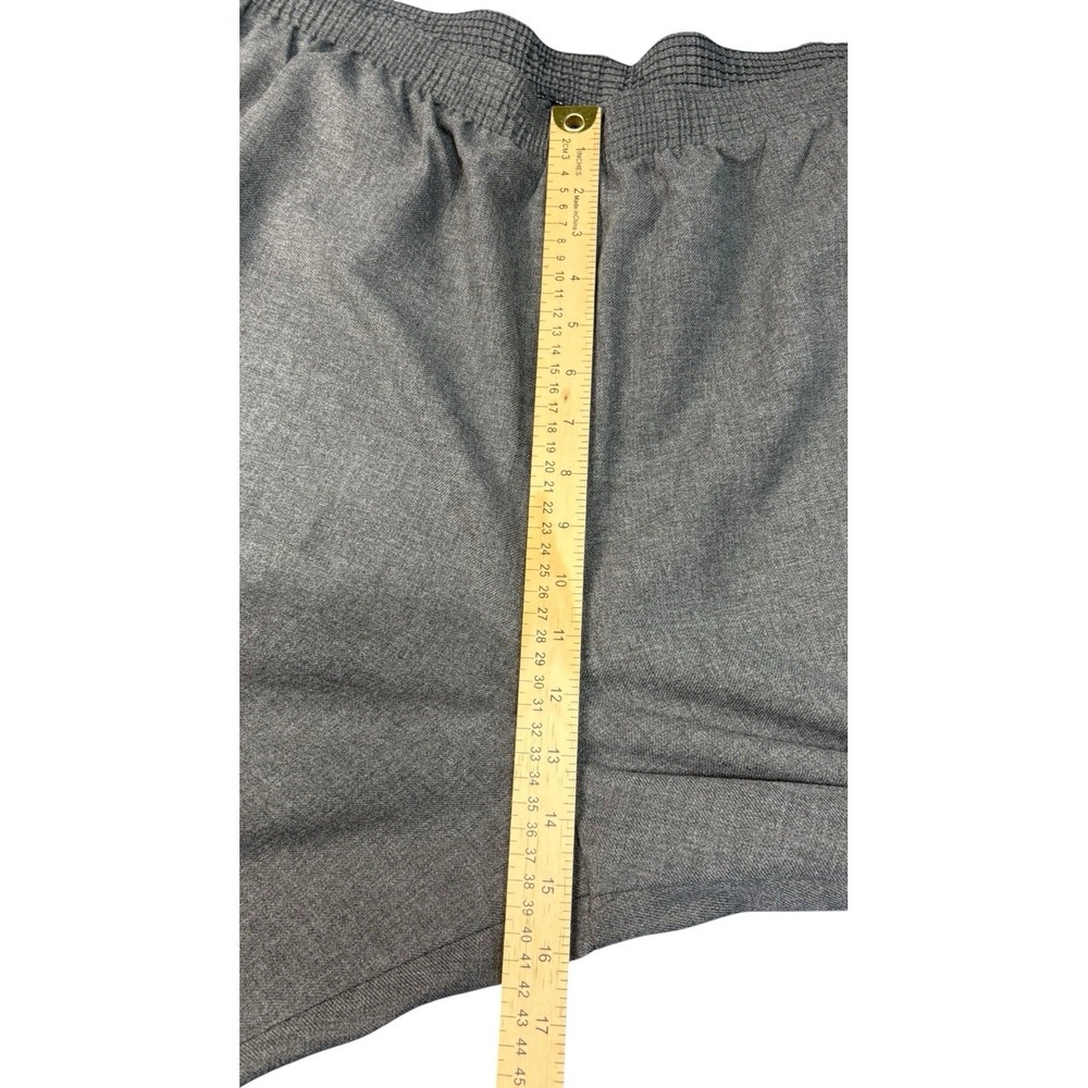 Allison Daley Pants Womens 24W Gray Elastic Waist Pull On Career Plus Size - Picture 8 of 9